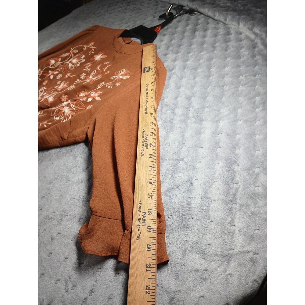 🌟 STUNNING Savanna Jane Cottagecore Embroidered Boho Pleated Dress Medium 🌟 - Picture 7 of 9